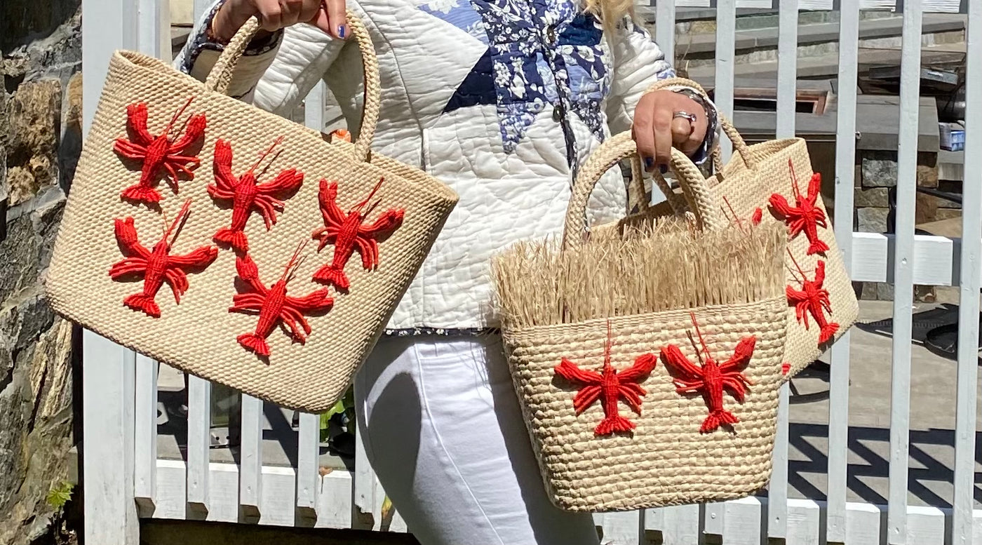 Handwoven Montauk Lobster Bags