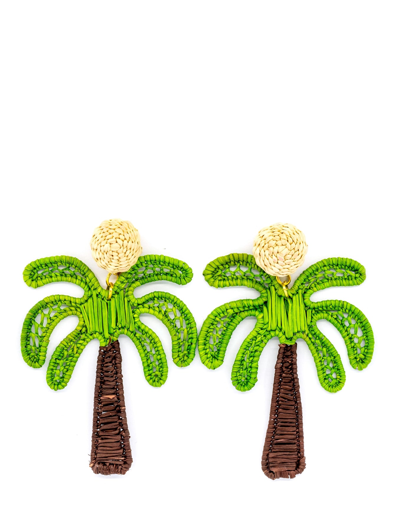 Palm Tree Earrings Into the Woods